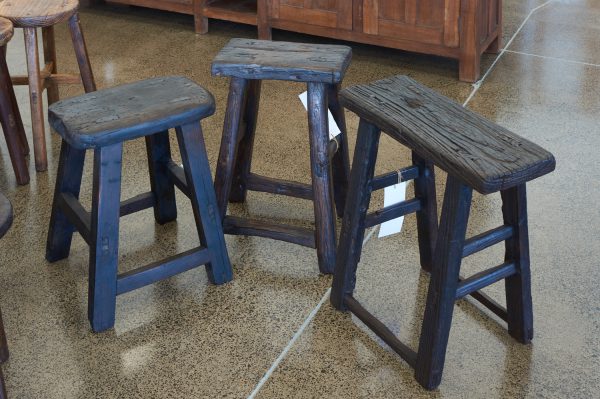 Vintage Peasant Stools Rectangular