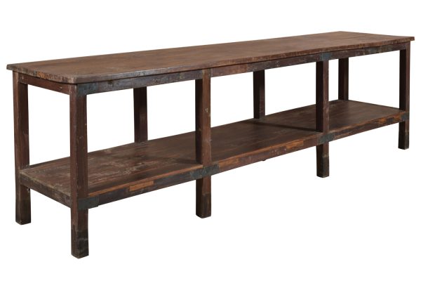 Large Table with Shelf