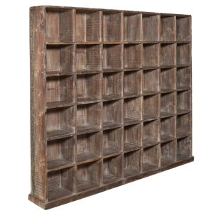 Pigeon Hole Shelves