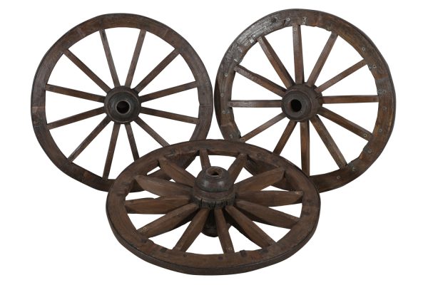 Vintage Bullock Cart Wheels