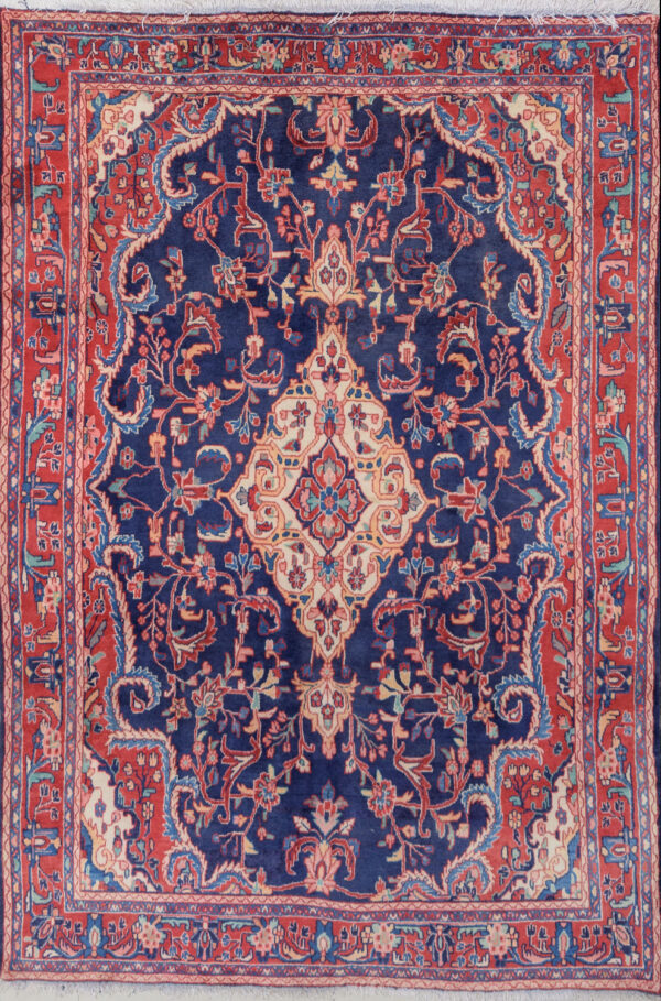 Persian Hand Knotted Borjelo Carpet: 300cm x 204cm