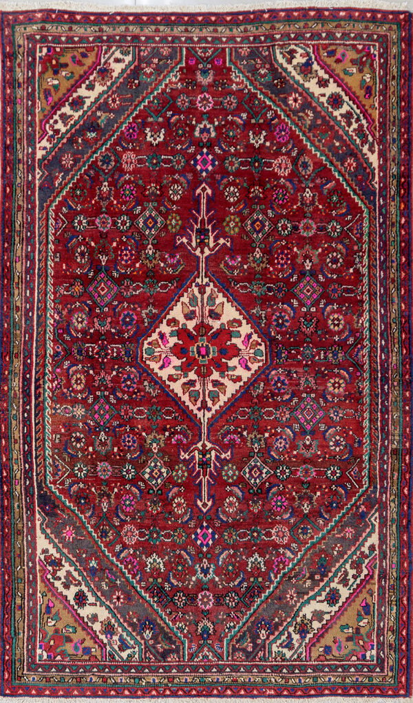 Persian Hand Knotted Borjelo Rug: 263cm x 158cm