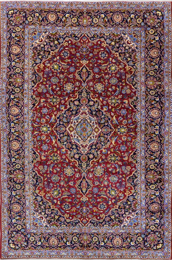 Persian Hand Knotted Najafabad Carpet: 367cm x 242cm