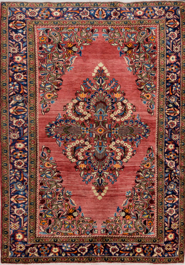 Persian Hand Knotted Nahavand Rug: 210cm x 150cm