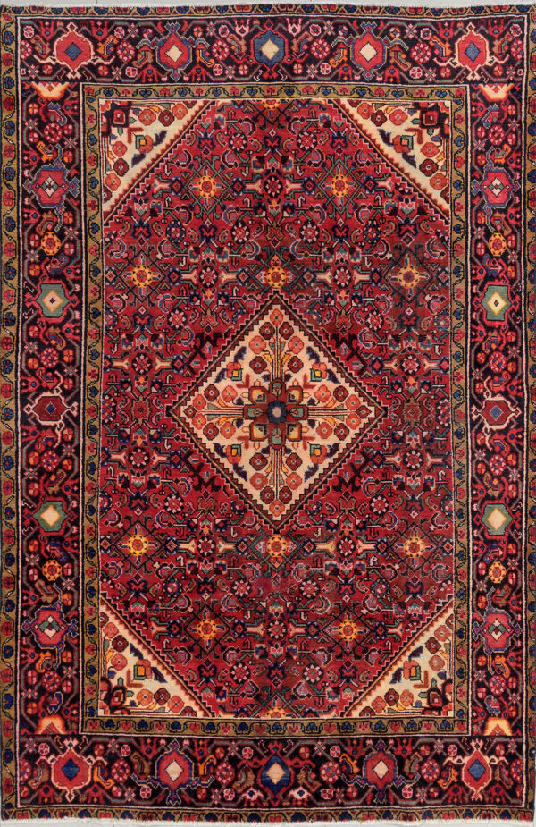 Persian Hand Knotted Hosseinabad Carpet: 306cm x 202cm