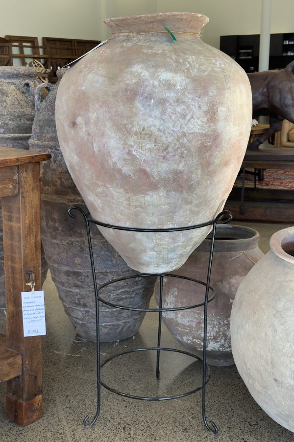 Traditional Clay Water Pot with Stand