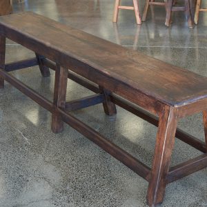 Vintage Robust Teak Bench