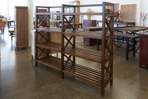 Original Teak 4 Shelf Rack