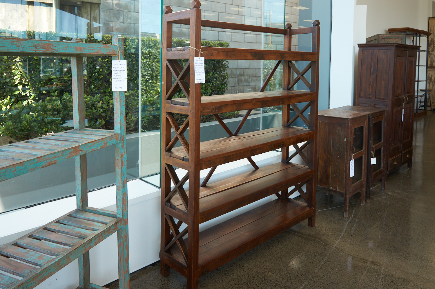 Rustic Vintage Planked Shelves