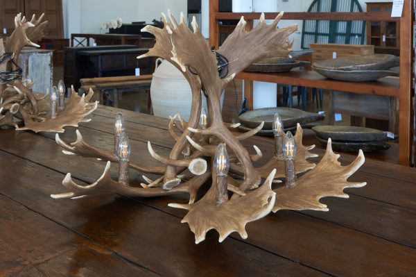 Faux Fallow Deer Antler Chandelier