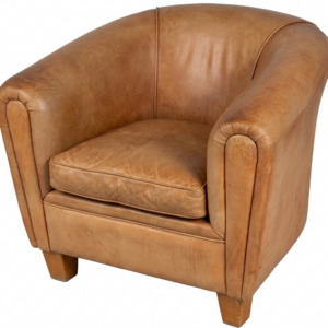 Vintage Leather Tub Chairs