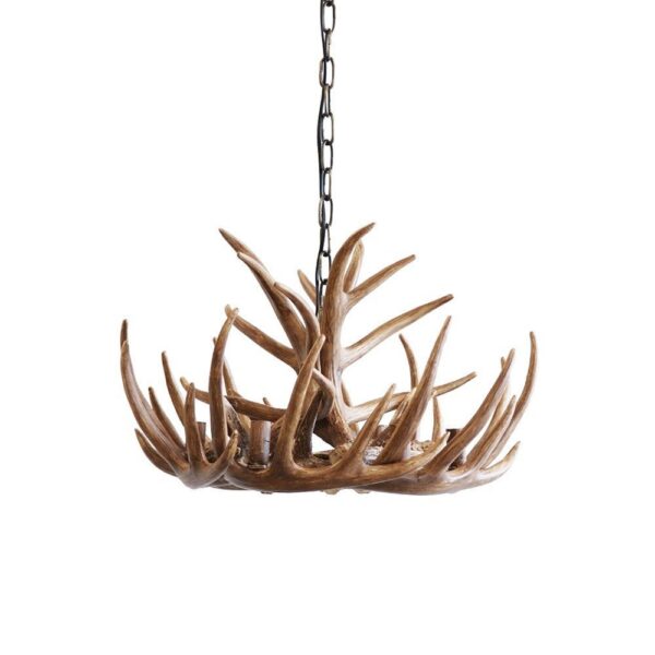 Faux Antler Chandeleir (small)- Natural-Very Realistic