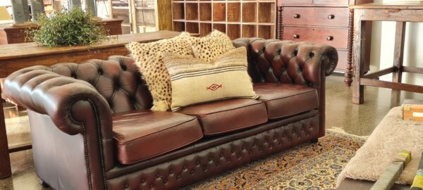 Vintage Classic Gascoigne 3 seater Chesterfield