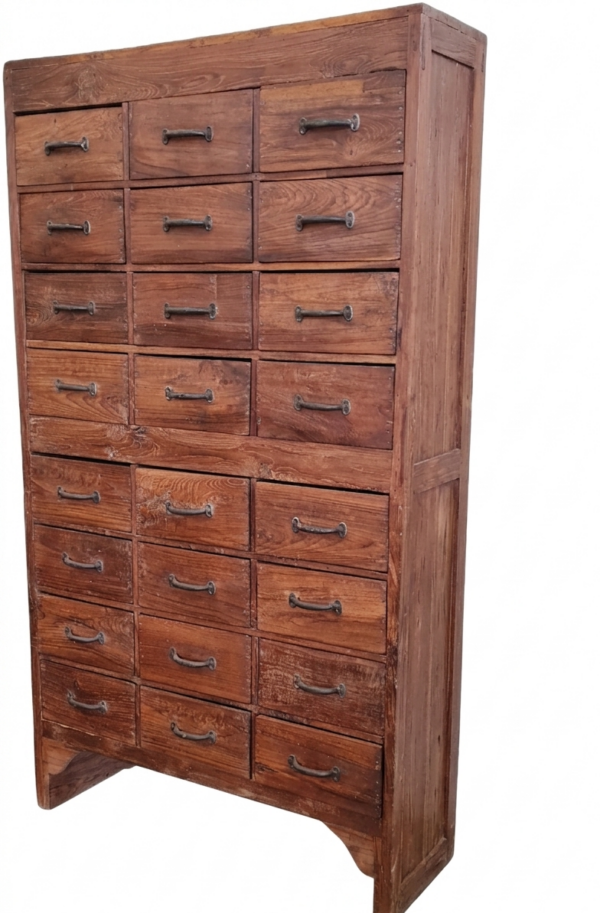 Large Vintage Engineers 24 Drawer Storage Cabinet