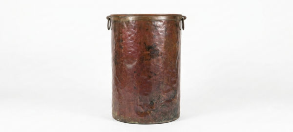 Vintage Copper Grain Pot