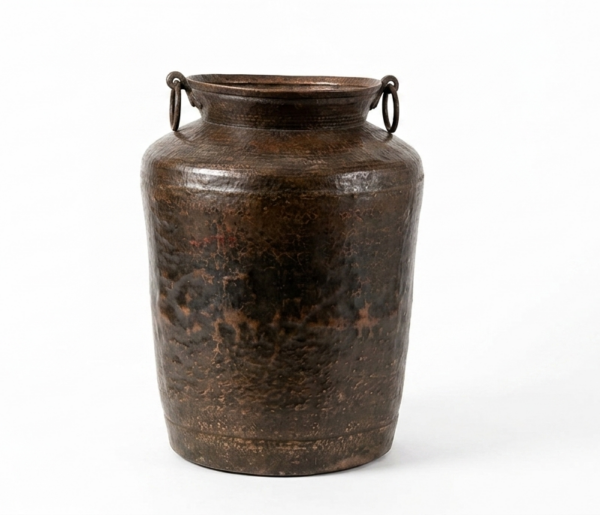 Vintage Copper Grain Pot