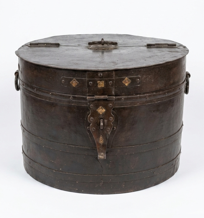 Vintage Grain Iron Pot