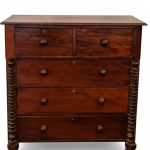 Mahogany 5 Drawer Chest