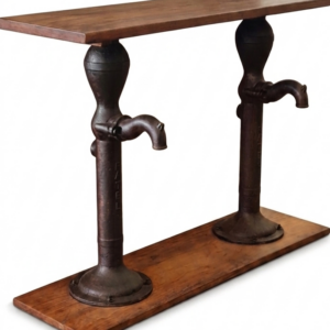 Vintage Teak and Water Pump Console -120 (w)