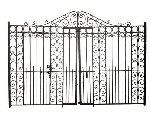 Large Iron Entrance Gates