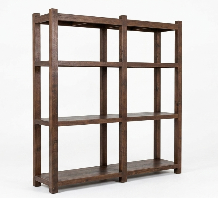 Grand Scale Robust Teak Studio Shelving - 2 sizes available